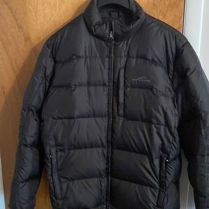 Eddie Bauer goose down jacket.